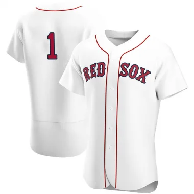 Women's Majestic Boston Red Sox #1 Bobby Doerr Replica White Fashion MLB  Jersey