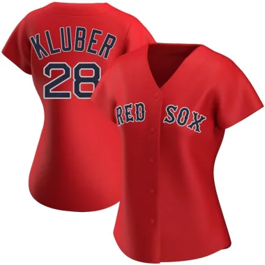 Outerstuff Corey Kluber Cleveland Indians #28 White Youth Cool Base Home  Replica Jersey