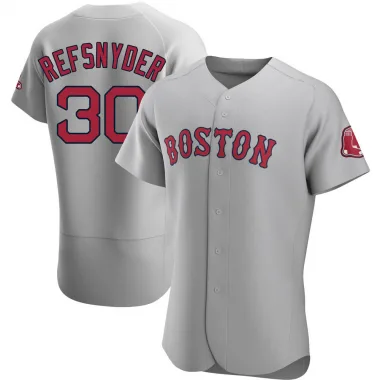 Rob Refsnyder Boston Red Sox Men's Backer T-Shirt - Ash